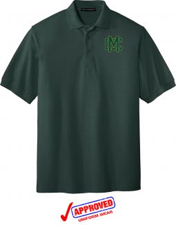 Port Authority Adult / Youth Silk Touch Polo, Dark Green